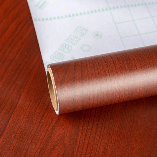 Self-Adhesive Wooden Sheet (Redish brown)