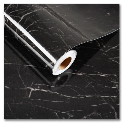 Marble Sheet Sticker | Black & Grey | 60x200