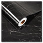 Marble Sheet Sticker | Black & Grey | 60x200