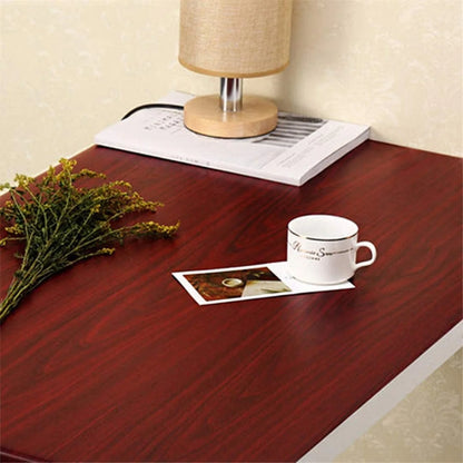 Self-Adhesive Wooden Sheet (Deep red)